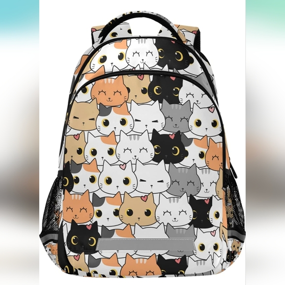 sinestour Bags Nwt Cute Kitty Cat School Backpack Poshmark